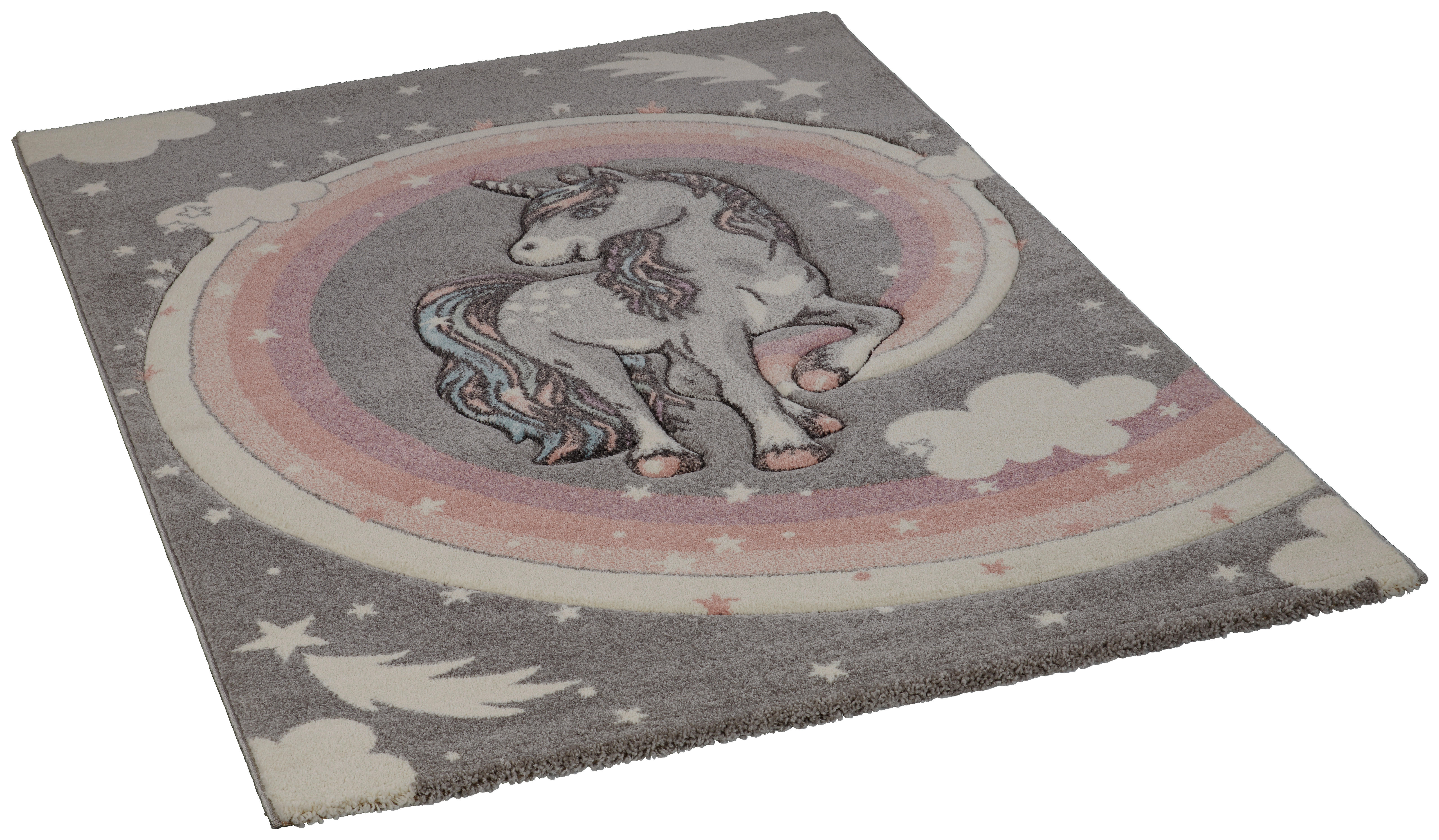Kinderteppich Casino Kids grau B/L: ca. 120x170 cm Casino Kids - grau (120,00/170,00cm)