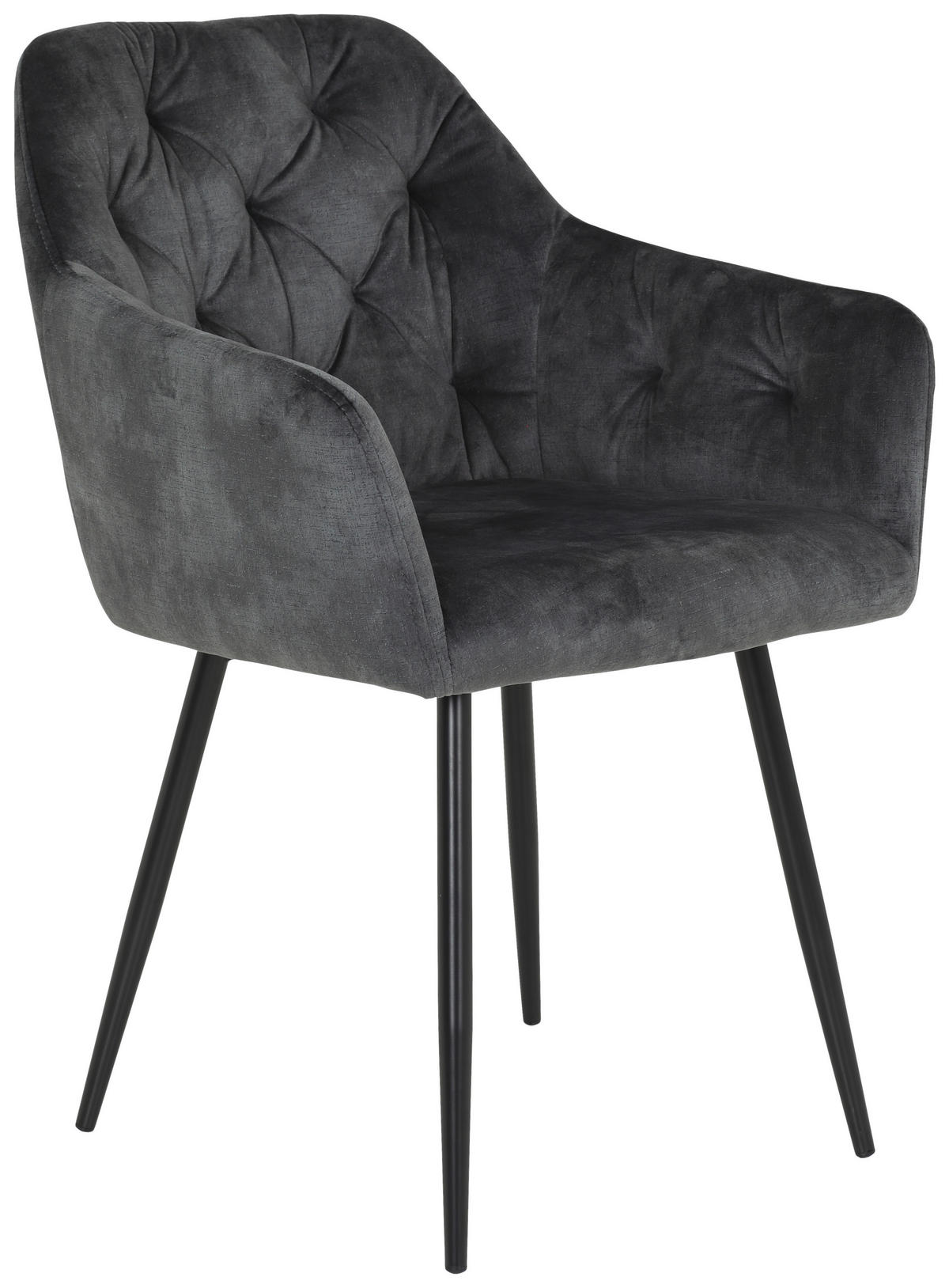 Essgruppe Cleo I anthrazit Holzwerkstoff B/H/T: ca. 140x76x90 cm Cleo I - anthrazit (140,00/76,00/90,00cm) - Hela