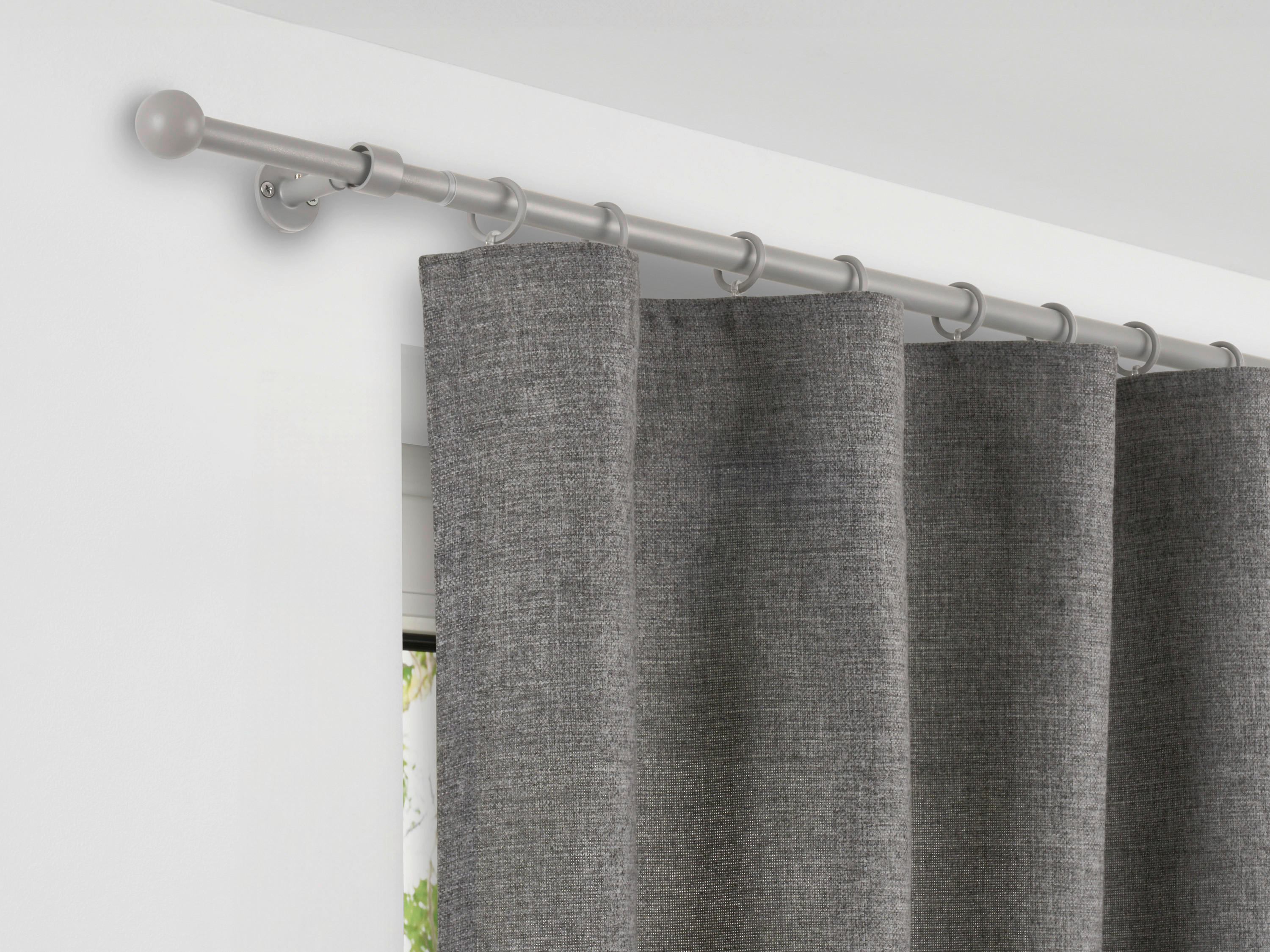 ondeco Stilgarnituren Teleskopgarnitur_2in1 - Cool-Gray (210,00cm) - ondeco