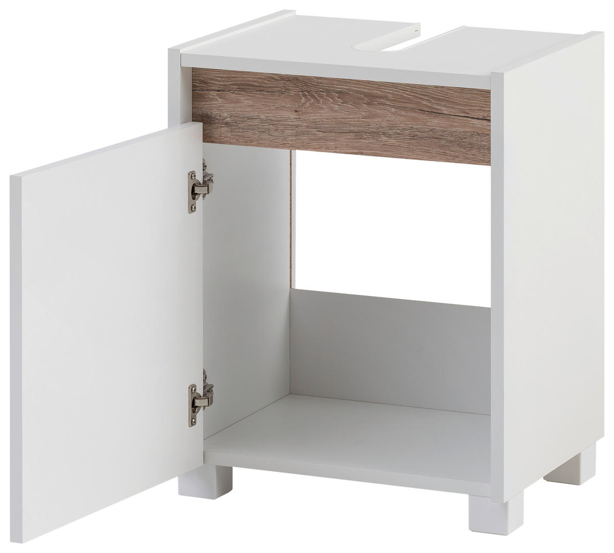 Waschbeckenunterschrank Cosmo perlweiß Optik B/H/T: ca. 41,8x54,6x33 cm Cosmo - (41,80/54,60/33,00cm) - Möbelpartner