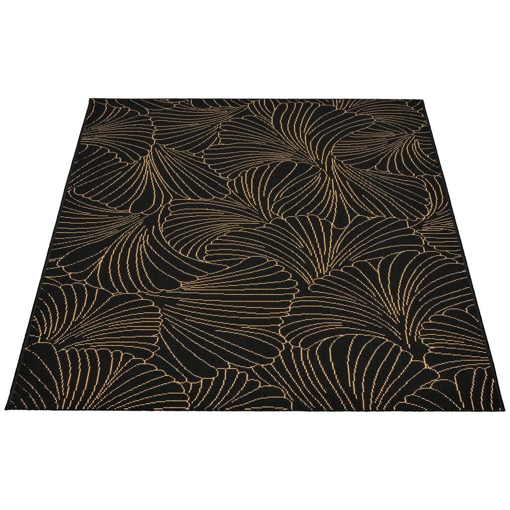 Thumbnail - Webteppich Luxus schwarz B/L: ca. 160x230 cm