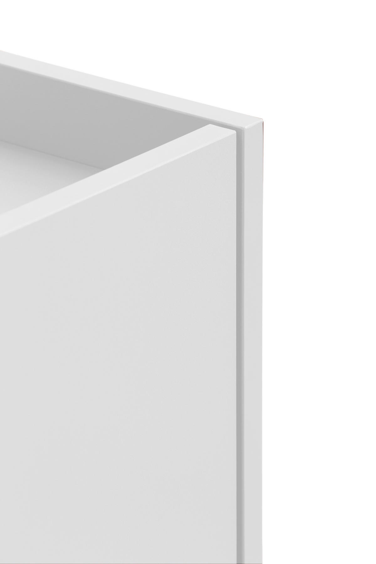 Highboard Avio weiß B/H/T: ca. 30,2x106,1x23,4 cm Avio - weiß (30,20/106,10/23,40cm) - Schildmeyer