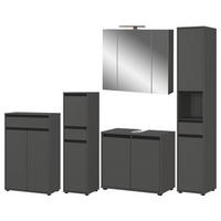 Badezimmer-Set 9932-547 Graphit B/H/T: ca. 250x190x34 cm 9932-547 - Graphit (250,00/190,00/34,00cm) - Germania