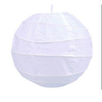 Sensation Papierschirm Caro weiß Metall H/D: ca. 38x40 cm E27 1 Brennstellen Caro - weiß (40,00/38,00cm) - Sensation