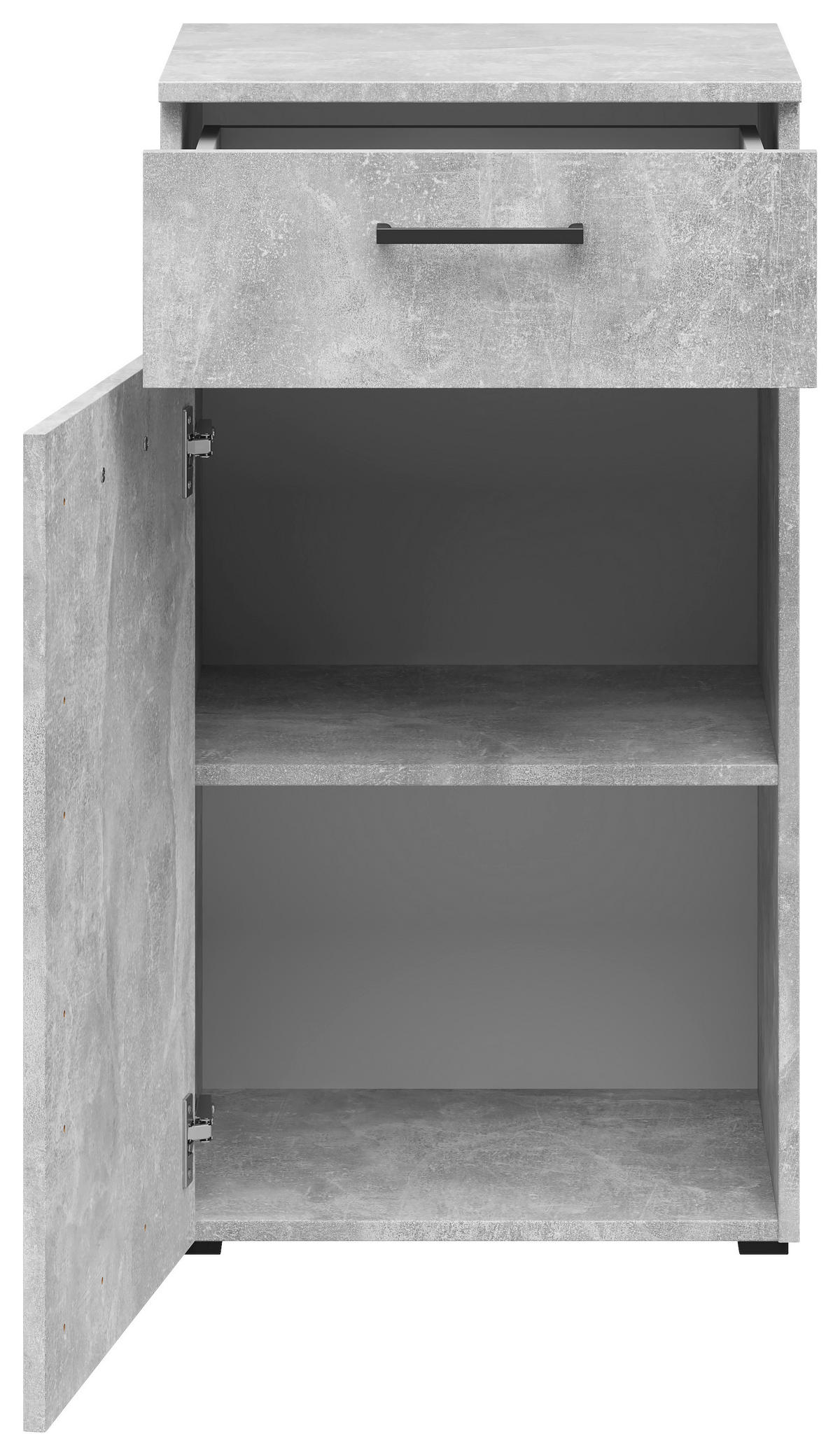 Kommode Multi-Stauraum Typ 13 Beton Optik B/H/T: ca. 45x83x40 cm Multi-Stauraum Typ 13 - Beton (45,00/83,00/40,00cm)