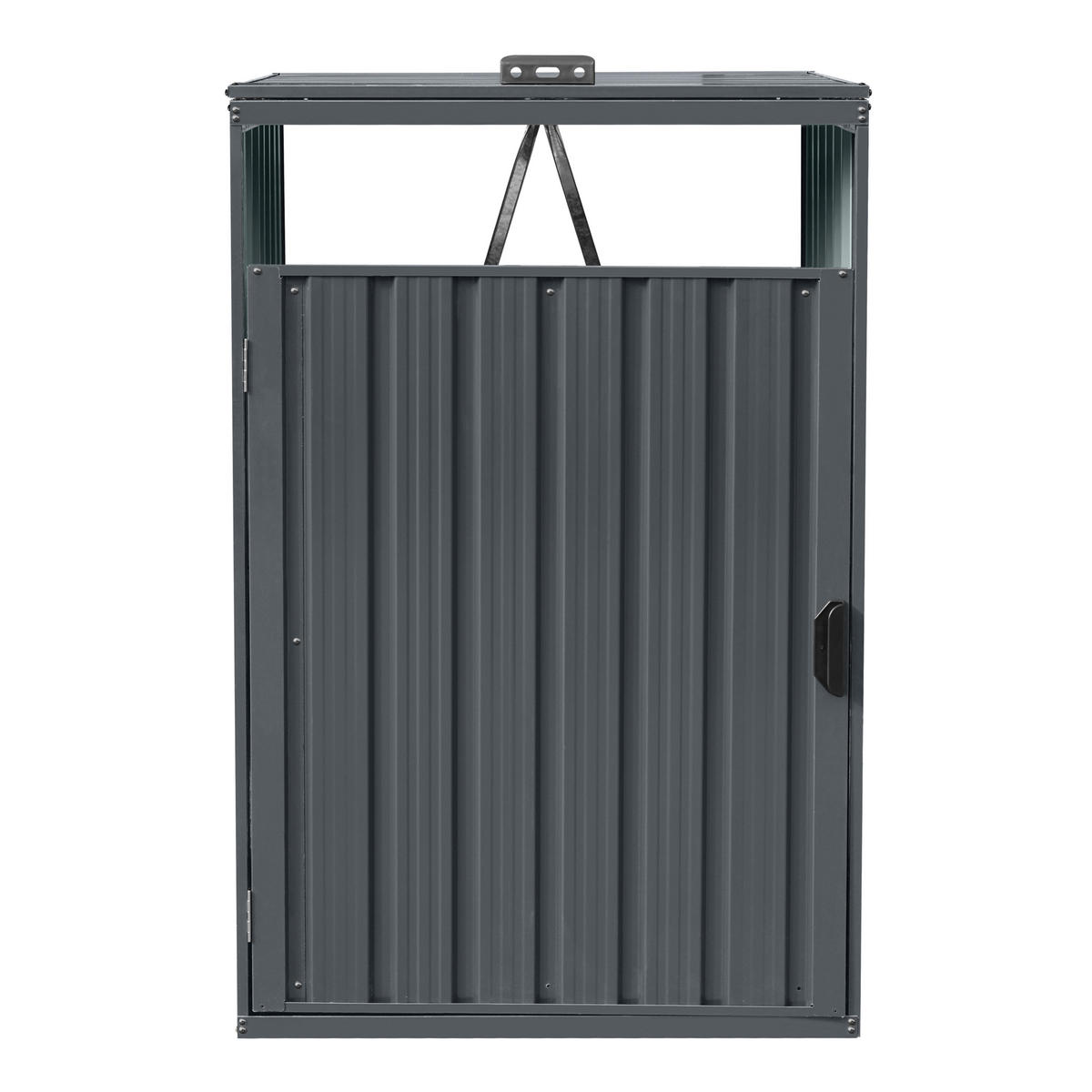 AXI Outdoor Living Mülltonnenbox Owen anthrazit B/H/L: ca. 80x122x80 cm Owen - anthrazit (80,00/80,00/122,00cm) - AXI Outdoor Living
