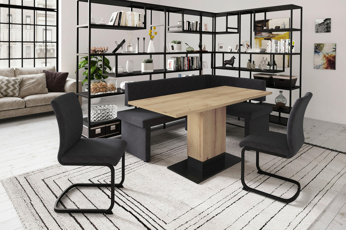 Esstisch LORENA Eiche Artisan Nachbildung braun B/H/T: ca. 120x76x80 cm LORENA - braun/Eiche (120,00/76,00/80,00cm) - Hela