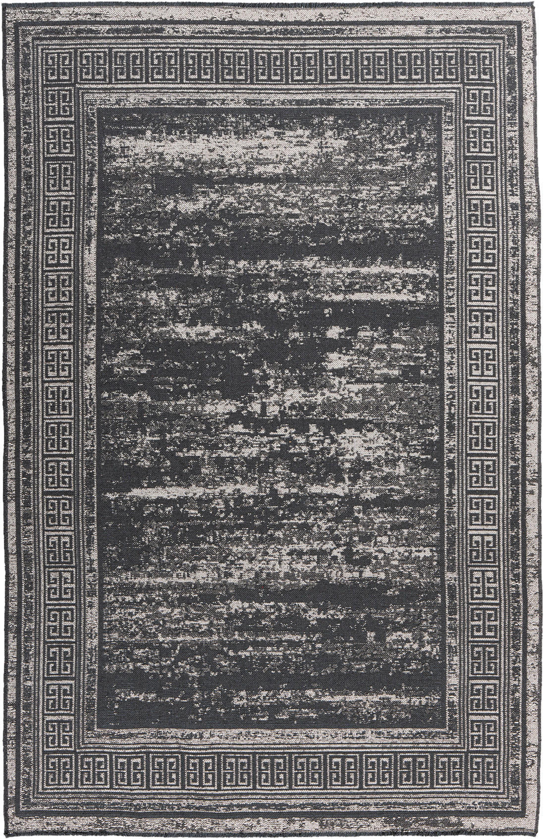 Kayoom Flachflorteppich Kalea 325 grau B/H/L: ca. 80x0,8x150 cm Kalea 325 - grau (150,00/80,00/0,80cm) - Kayoom