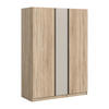 Kleiderschrank OAKLAND Eiche Sonoma Nachbildung Cashmere B/H/T: ca. 130x183x53 cm OAKLAND - Eiche/Cashmere (130,00/183,00/53,00cm) - xonox.home
