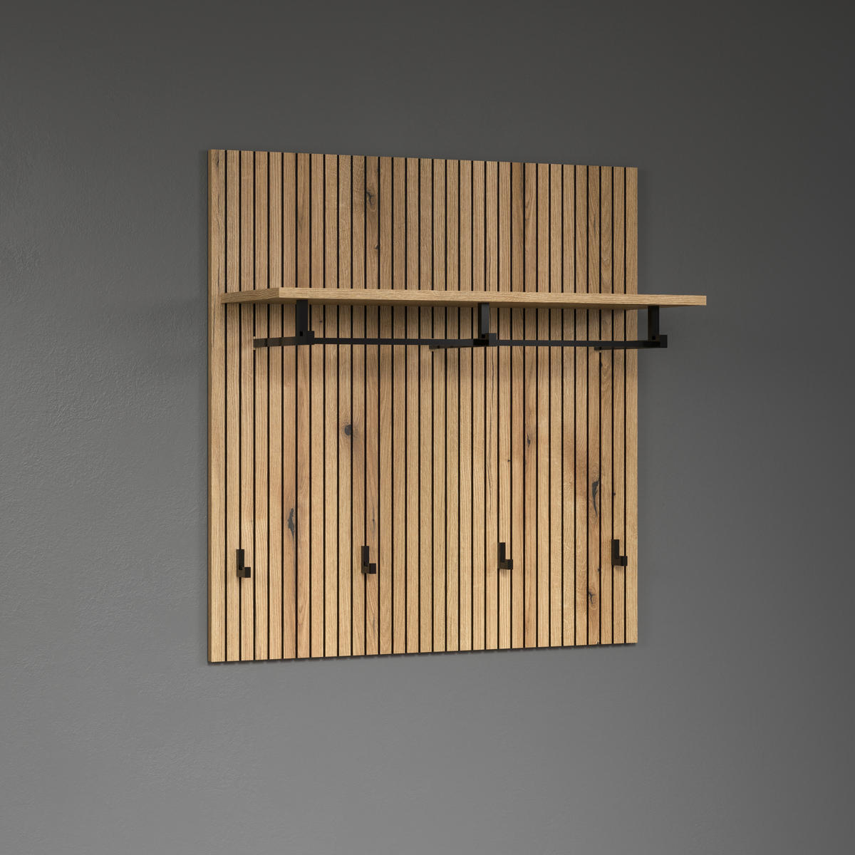 Garderobenpaneel Pure Bliss Eiche Evoke Oak Nachbildung B/H/T: ca. 80x84x28 cm Pure Bliss - Eiche (80,00/84,00/28,00cm)