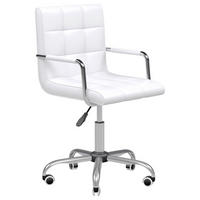 Drehstuhl 02-0701 weiß 02-0701 - weiß (52,50/84,00/54,00cm) - HOMCOM