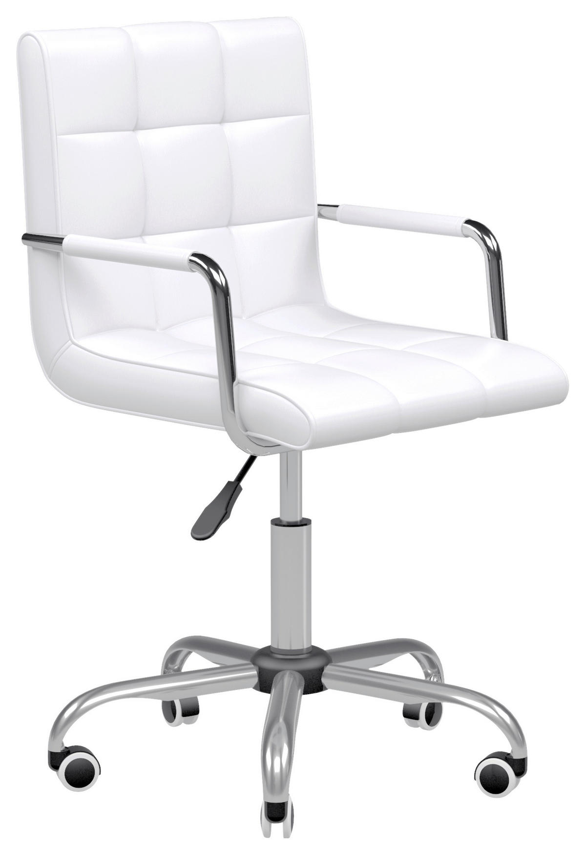 Drehstuhl 02-0701 weiß 02-0701 - weiß (52,50/84,00/54,00cm) - HOMCOM