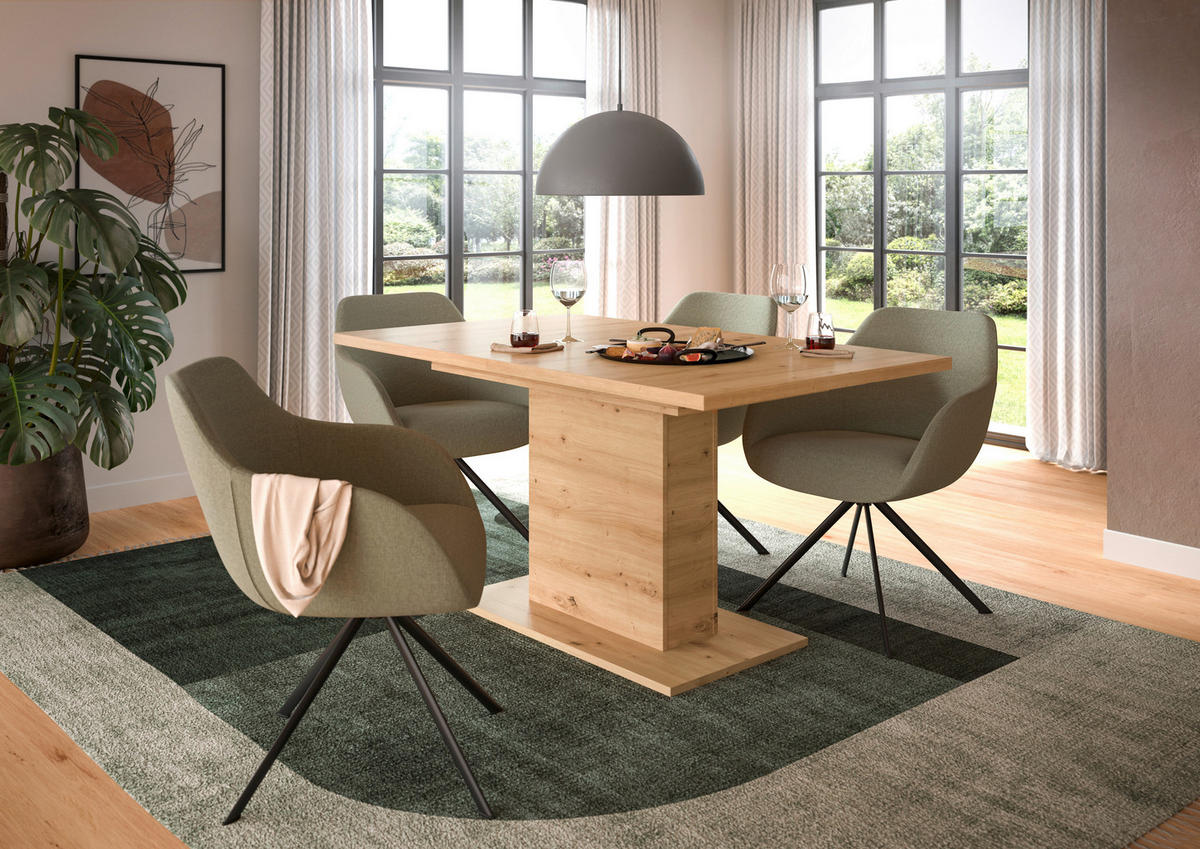 Esstisch MOTION Artisan Oak Nachbildung B/H/T: ca. 150x76x90 cm MOTION - (150,00/76,00/90,00cm) - xonox.home