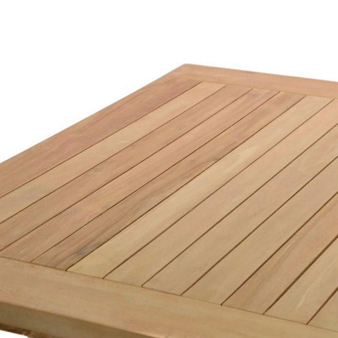 VCM Balkontisch braun Teakholz B/H/T: ca. 80x75x80 cm Balkontisch - braun (80,00/75,00/80,00cm) - VCM