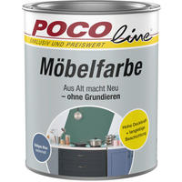 POCOline Buntlack ruhiges blau ca. 0,75 l Möbelfarbe 750ml blau - ruhiges blau (750ml) - POCOline