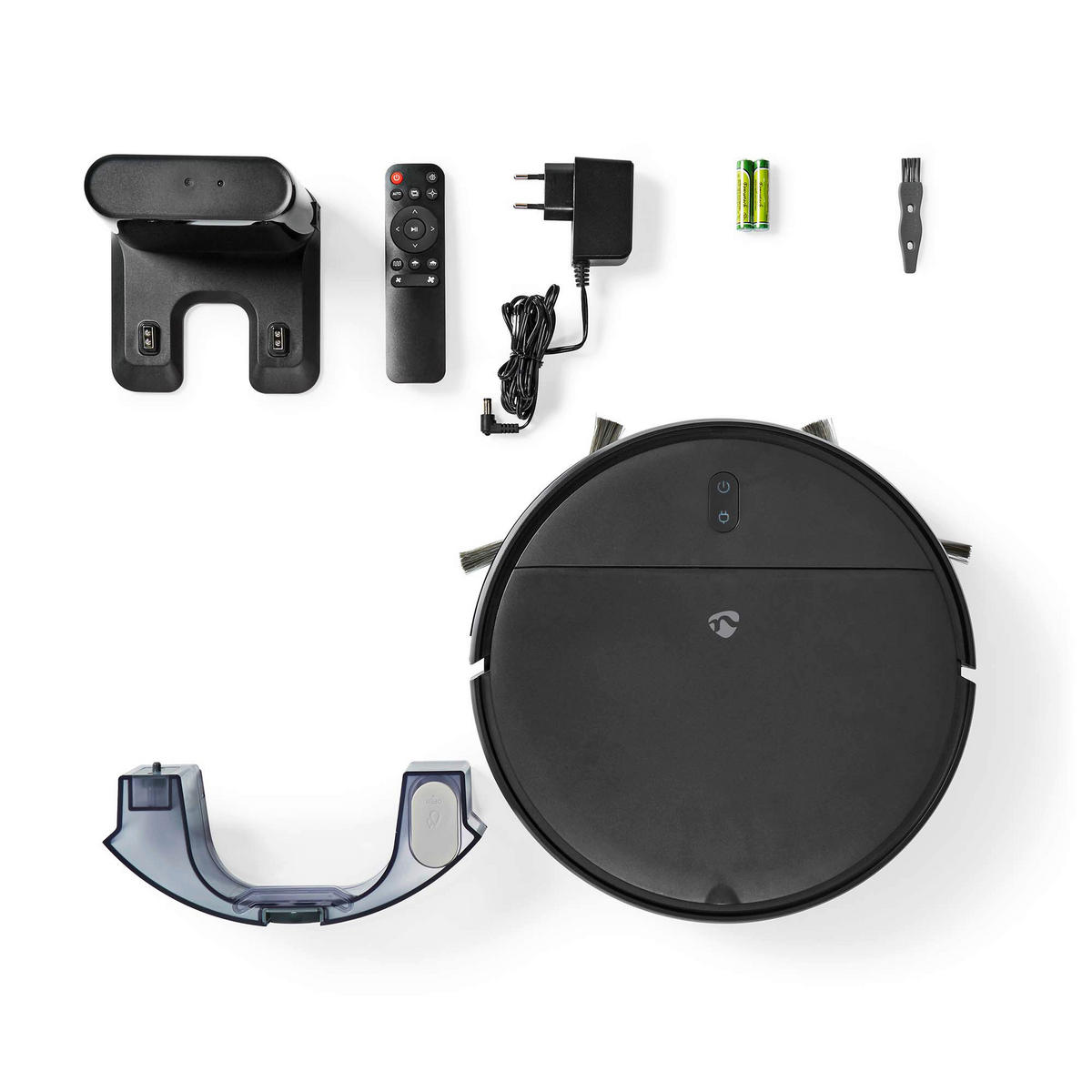 Nedis Roboter-Staubsauger schwarz Kunststoff B/H/L: ca. 32x7,8x0,3 cm SmartLife - schwarz (0,30/32,00/7,80cm) - Nedis