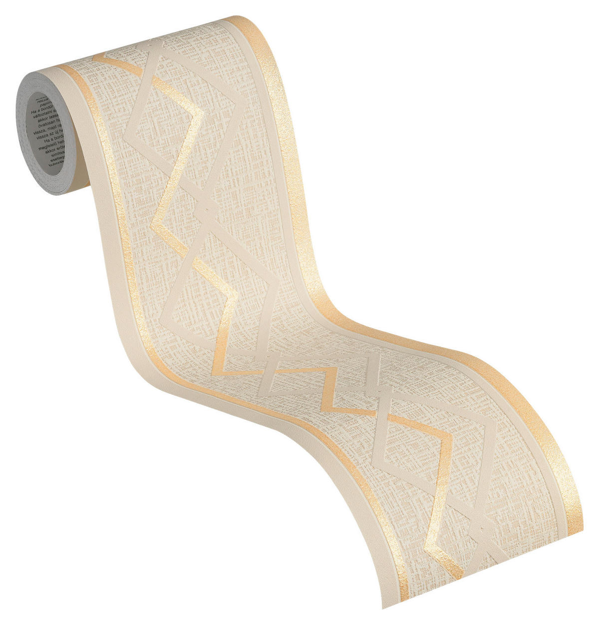 A.S.Creation Bordüre silber creme B/H/D: ca. 13x500x8 cm Bordüre_selbstklebend - creme/silber (8,00/500,00cm) - A.S.Creation