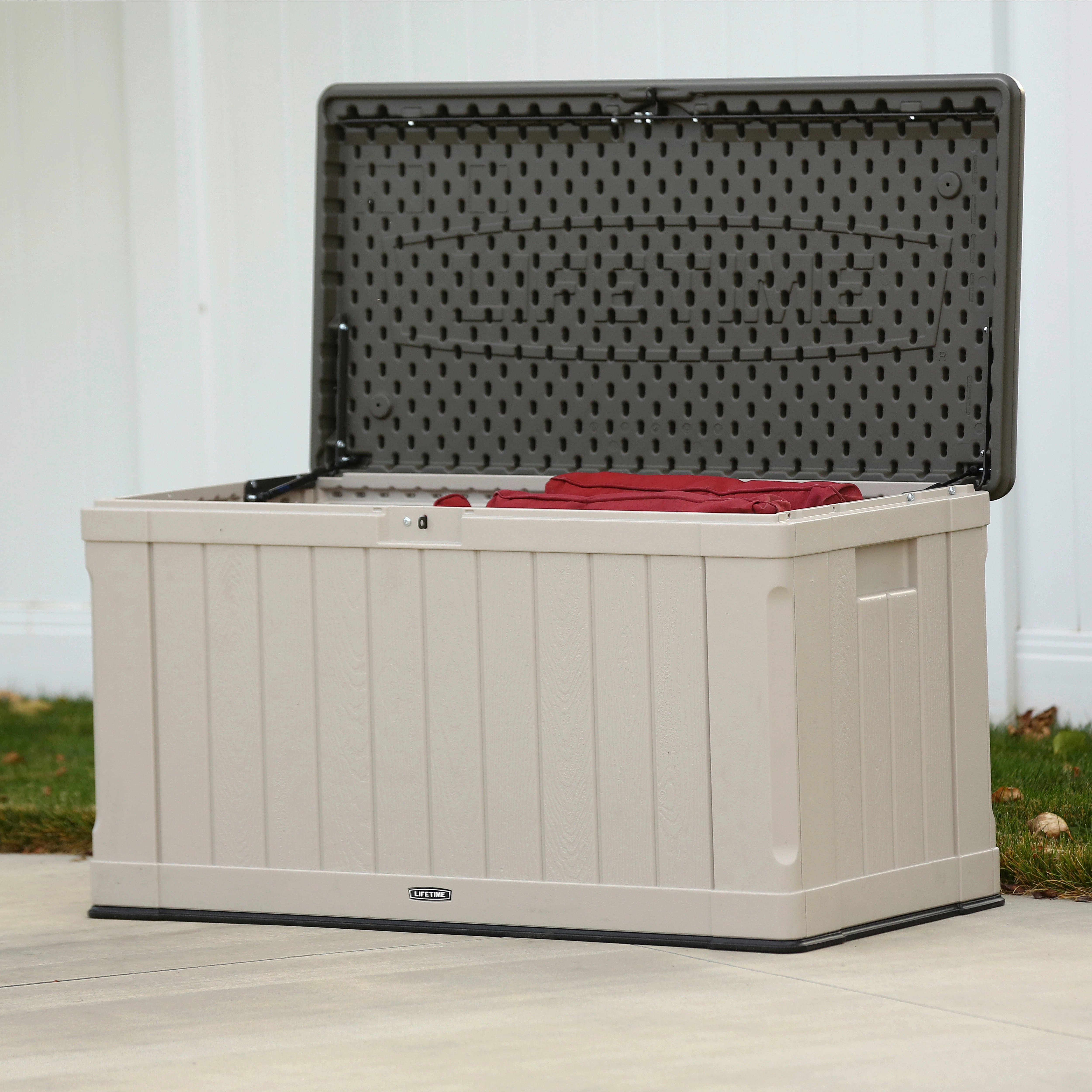 Lifetime Kissenbox Harmony 440L Lichtgrau Kunststoff B/H/T: ca. 128x67x64 cm Harmony 440L - Lichtgrau (128,00/67,00/64,00cm) - Lifetime