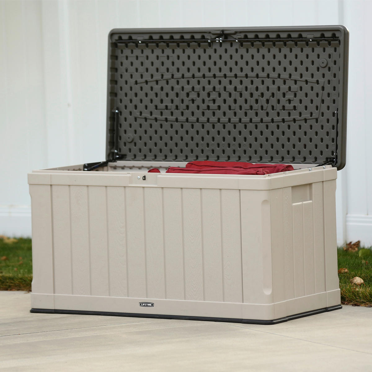 Lifetime Kissenbox Harmony 440L Lichtgrau Kunststoff B/H/T: ca. 128x67x64 cm Harmony 440L - Lichtgrau (128,00/67,00/64,00cm) - Lifetime