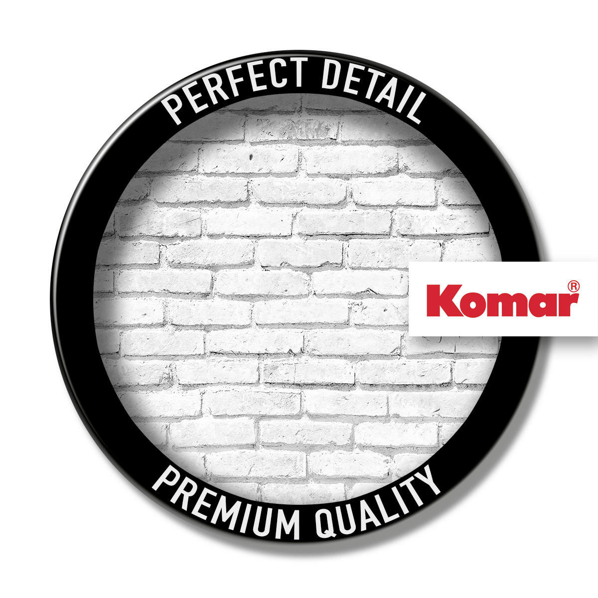 Komar Fototapete Brick Wall Steinmauer B/L: ca. 368x248 cm Brick Wall - (368,00/248,00cm) - Komar