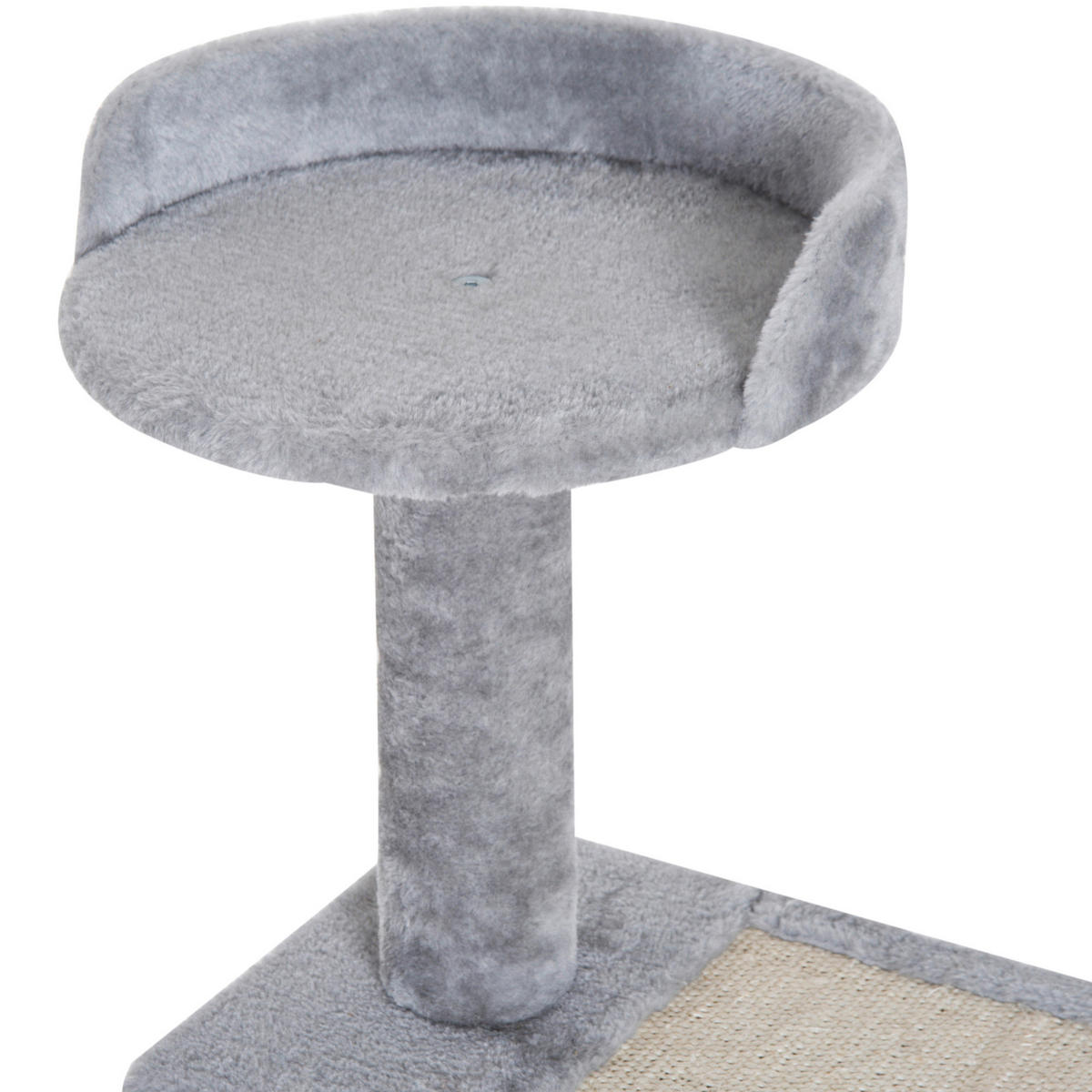 PawHut Kletterbaum beige Spanplatte B/H/L: ca. 48x101x48 cm Kletterbaum - beige/grau (48,00/48,00/101,00cm) - PawHut