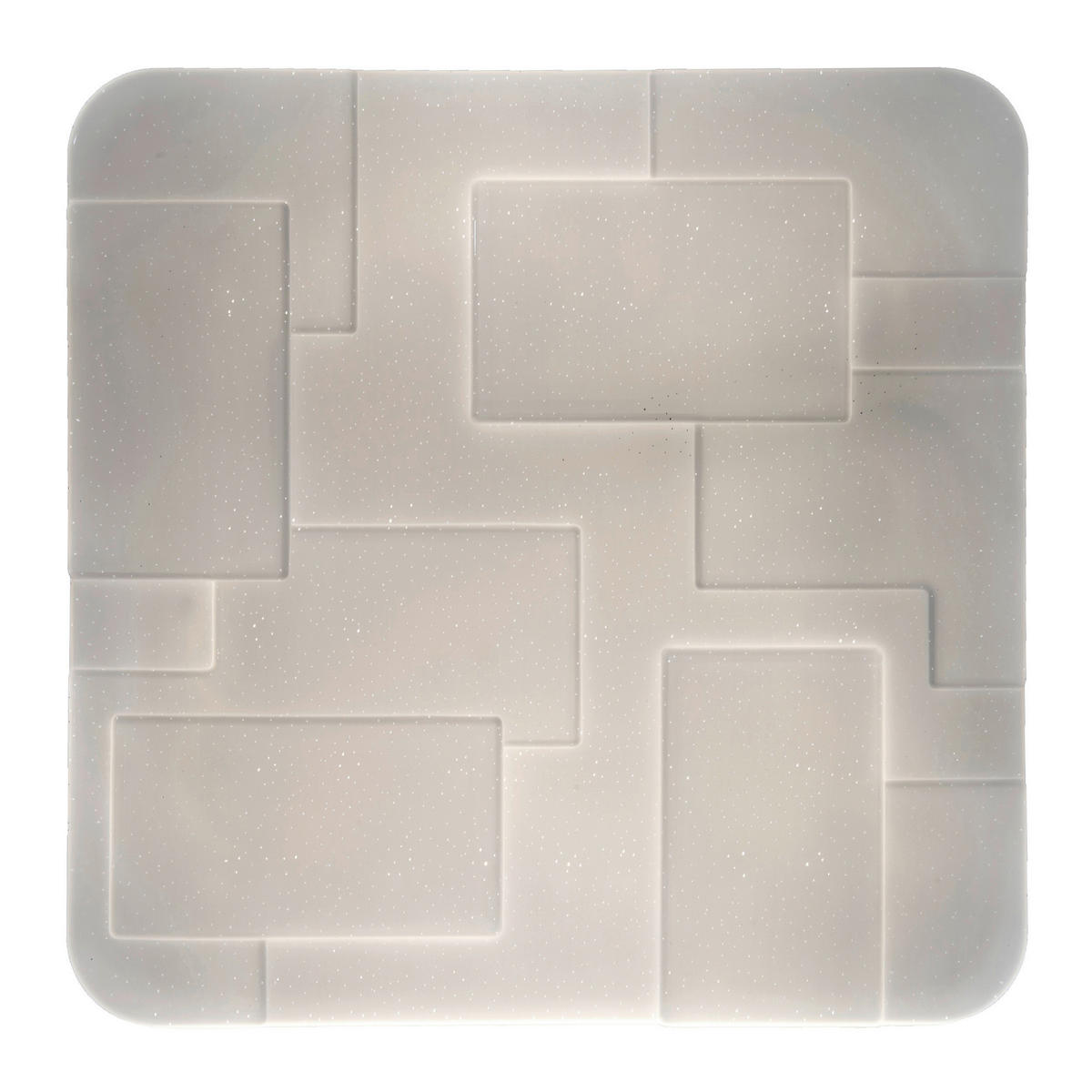 Näve Leuchten Deckenleuchte 1355023 weiß Kunststoff Metall B/H/T: ca. 54x6,5x54 cm null 1 Brennstellen Luxor - weiß (54,00/6,50/54,00cm) - Näve Leuchten