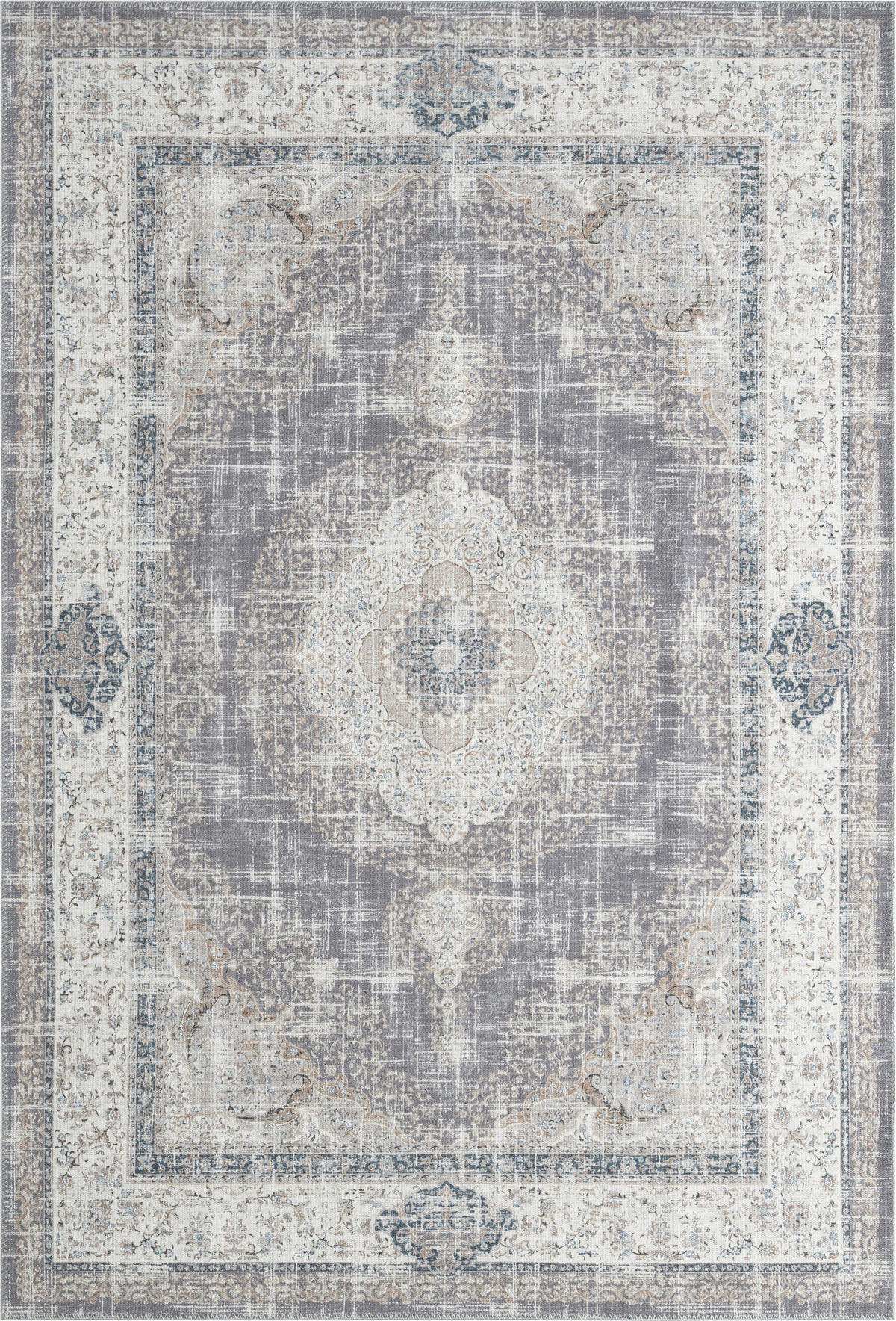 Teppich Edessa grau B/L: ca. 140x200 cm Edessa - beige/grau (140,00/200,00cm)