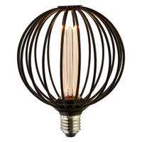 Searchlight Leuchtmittel E27 Globe - schwarz (12,50/12,50/16,00cm) - Searchlight