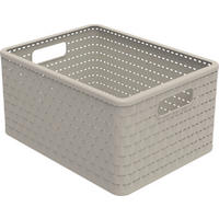 Rotho Korb COUNTRY Cappuccino B/H/L: ca. 27,8x19,1x36,8 cm COUNTRY - Cappuccino (36,80/27,80/19,10cm) - Rotho