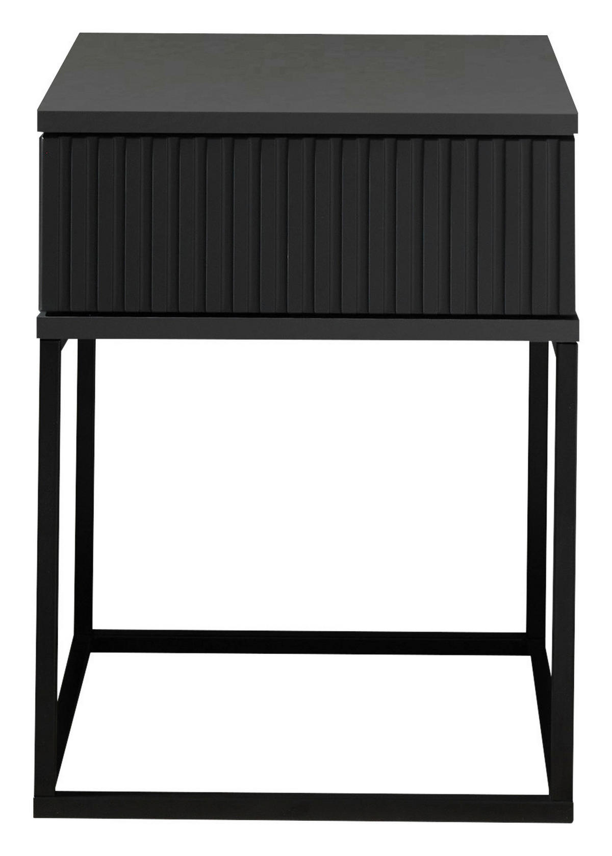 Nachtkonsole Marle Graphit B/H/T: ca. 40x52x39 cm Marle - Graphit/schwarz (40,00/52,00/39,00cm)