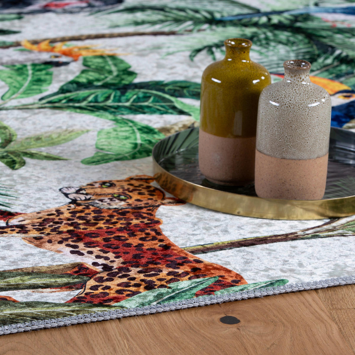 Obsession Teppich My Jungle Multi B/L: ca. 160x230 cm My Jungle - Multi (160,00/230,00cm) - Obsession