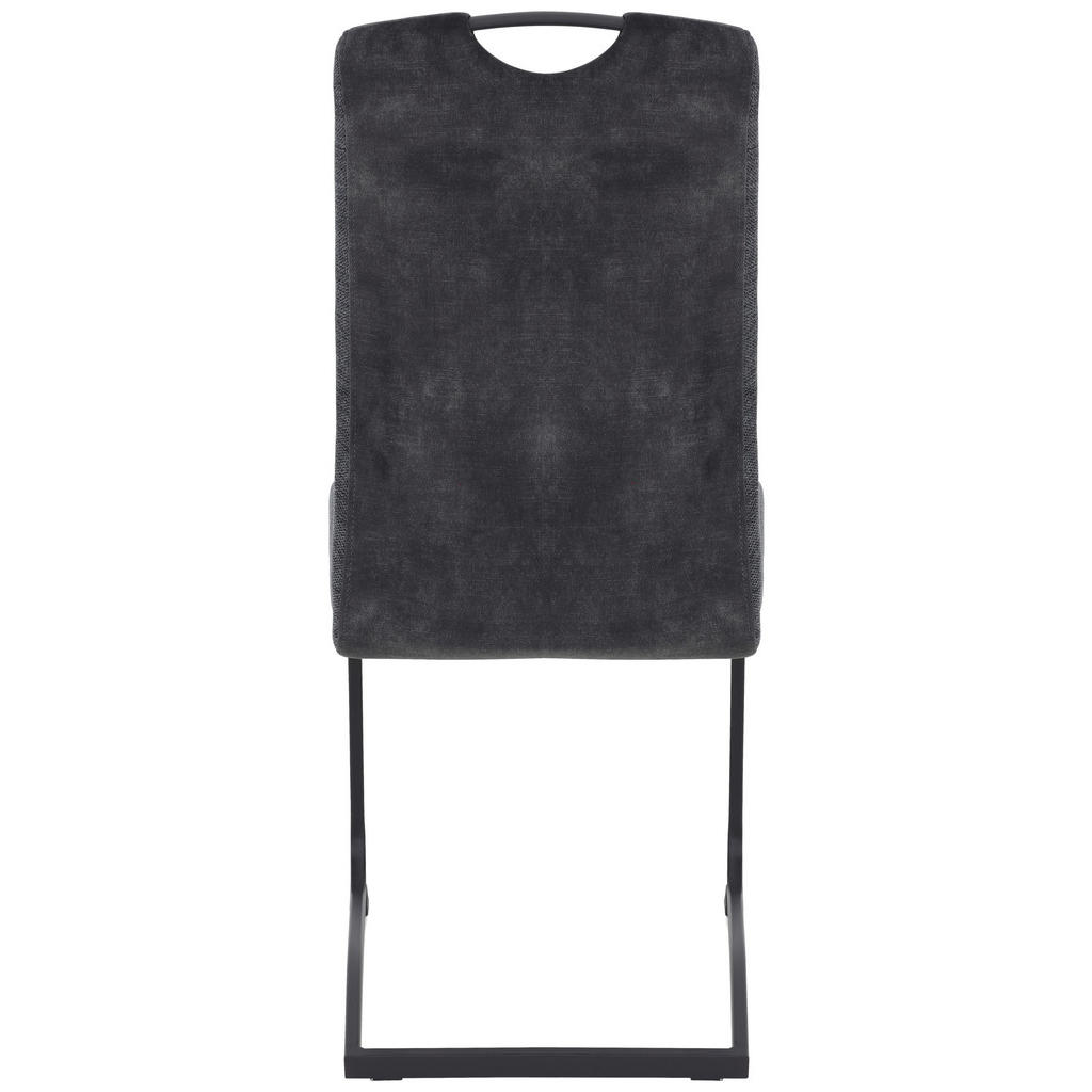 Thumbnail - Schwingstuhl Riga, 4er-Set anthrazit B/H/T: ca. 44x100x60 cm