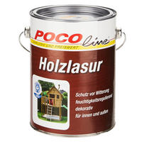 POCOline Acryl Holzlasur farblos seidenglänzend ca. 2,5 l Holzlasur_Acryl 2,5l - farblos (2,50l) - POCOline