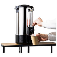 Heißgetränkeautomat Heißgetränke-/u.Glühweinautomat - schwarz/silber