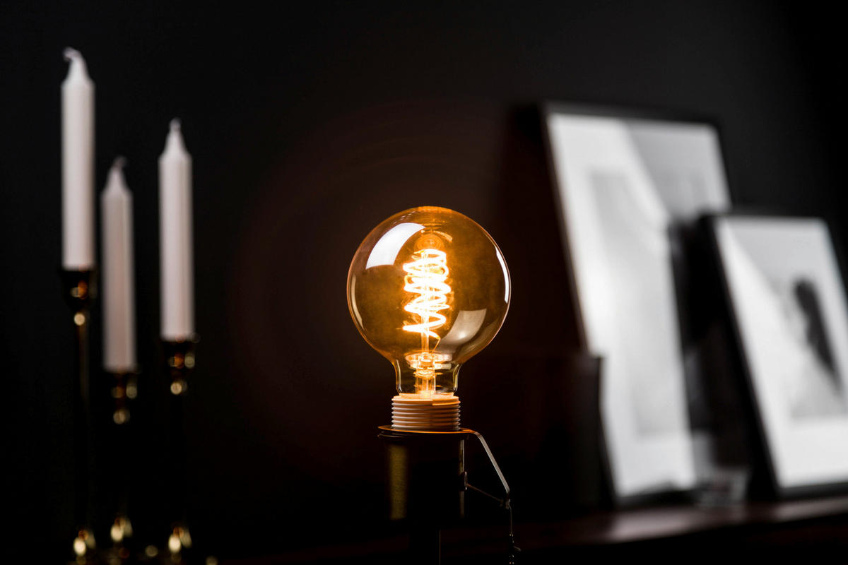 Blulaxa Leuchtmittel Vintage 49075 E27 LED-Leuchtmittel_Vintage E27 - gold (9,50/14,00cm) - Blulaxa