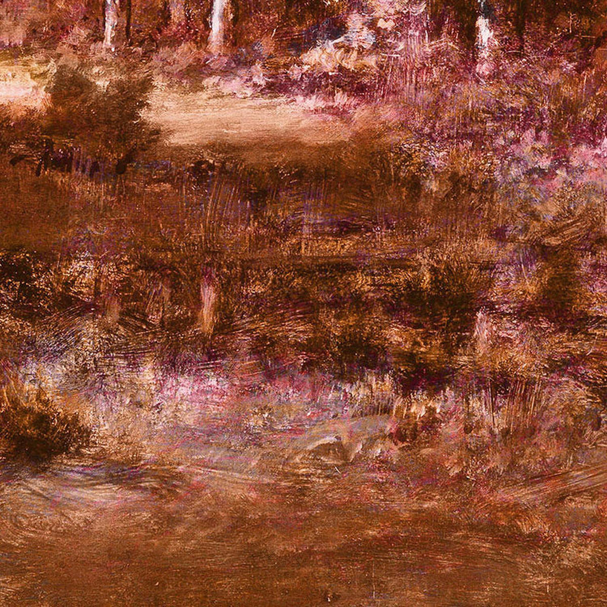 Komar Fototapete Autumna Rosso B/L: ca. 200x280 cm Autumna Rosso - (200,00/280,00cm) - Komar