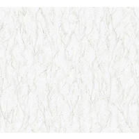 A.S.Creation Papiertapete weiß B/H/D: ca. 53x1005x6,4 cm Papiertapete - weiß (6,40/1005,00cm) - A.S.Creation