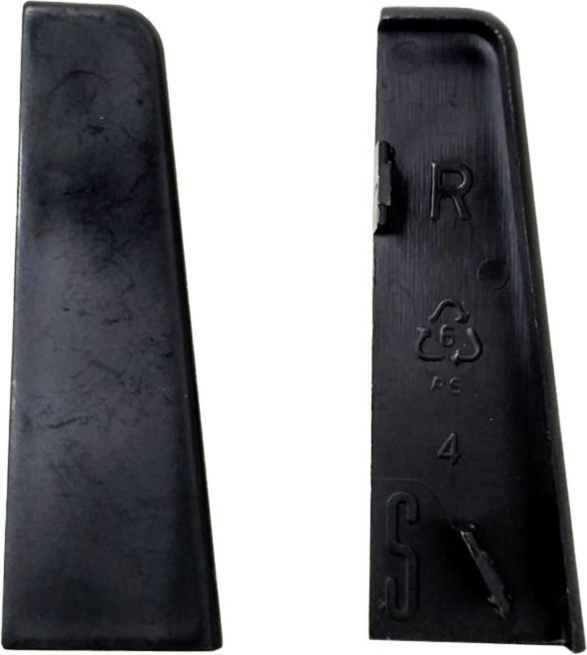 Endkappe schwarz L/B/H: ca. 1x1x5,8 cm Endkappe Schwarz 58mm (2 Stück) - schwarz (1,00/1,00/5,80cm)