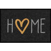 Fußmatte Velvet schwarz B/L: ca. 45x75 cm Velvet - schwarz (45,00/75,00cm)