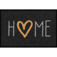 Fußmatte Velvet schwarz B/L: ca. 45x75 cm Velvet - schwarz (45,00/75,00cm)
