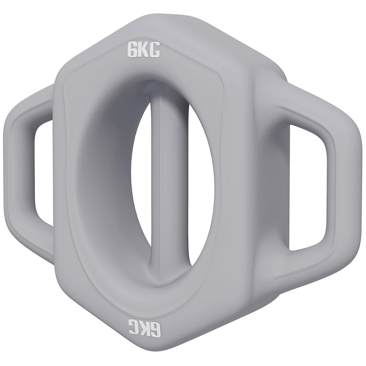 SPORTNOW Hantel grau Edelstahl B/H/L: ca. 20x25x6 cm Hantel - grau (6,00/20,00/25,00cm) - SPORTNOW