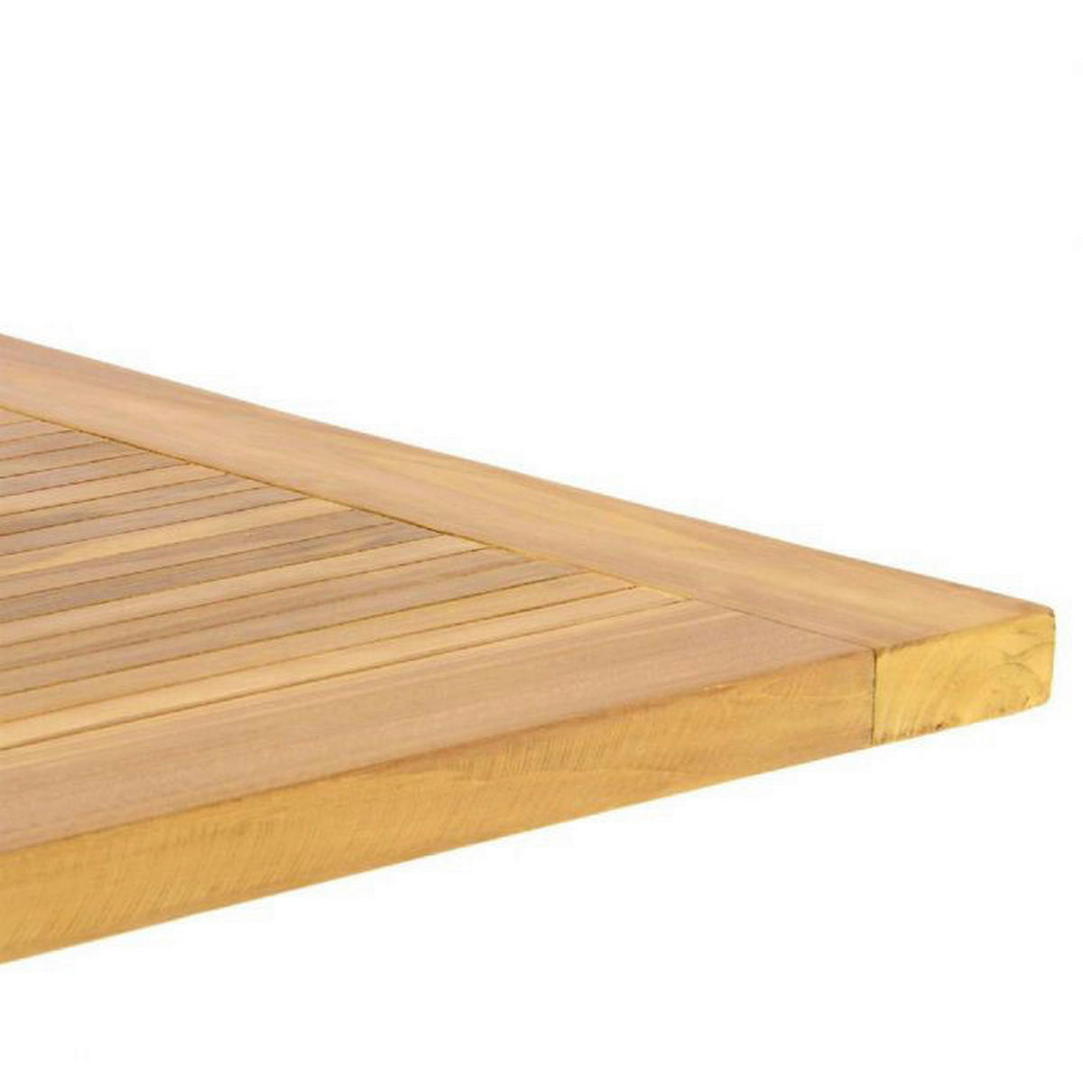 VCM Balkontisch braun Teakholz B/H/L: ca. 65x75x130 cm Balkontisch - braun (130,00/65,00/75,00cm) - VCM