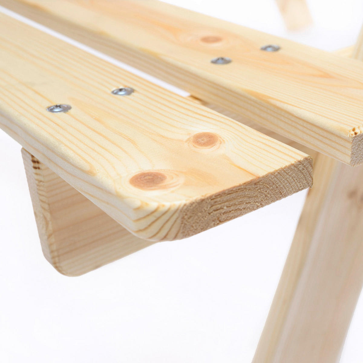 Timbela Kindersitzgarnitur M010 natur Holz B/H/L: ca. 90x50x90 cm M010 - natur (90,00/90,00/50,00cm) - Timbela