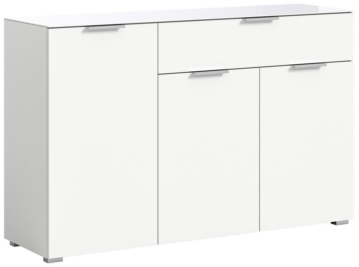 Kommode Ray weiß B/H/T: ca. 135x86x40 cm Ray - weiß (135,00/86,00/40,00cm) - xonox.home