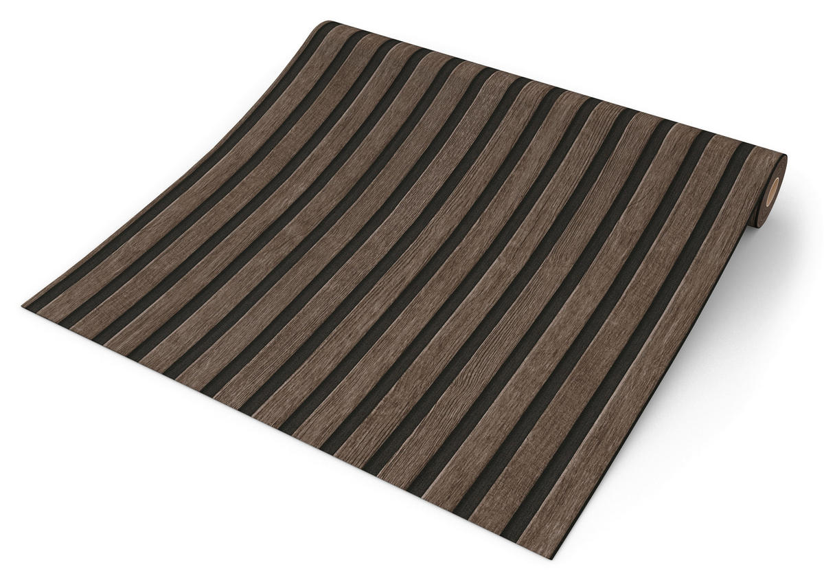 Vliestapete Holzoptik braun schwarz B/L: ca. 53x1005 cm Vliestapete_39109-3 - braun/schwarz (53,00/1005,00cm)