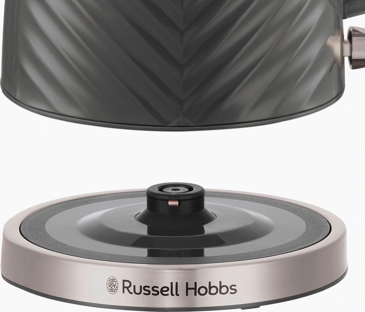 Russell Hobbs Wasserkocher grau Kunststoff B/H/L: ca. 22x24x22 cm ca. 1,7 l 26382-70/RH - grau (22,00/22,00/24,00cm) - Russell Hobbs