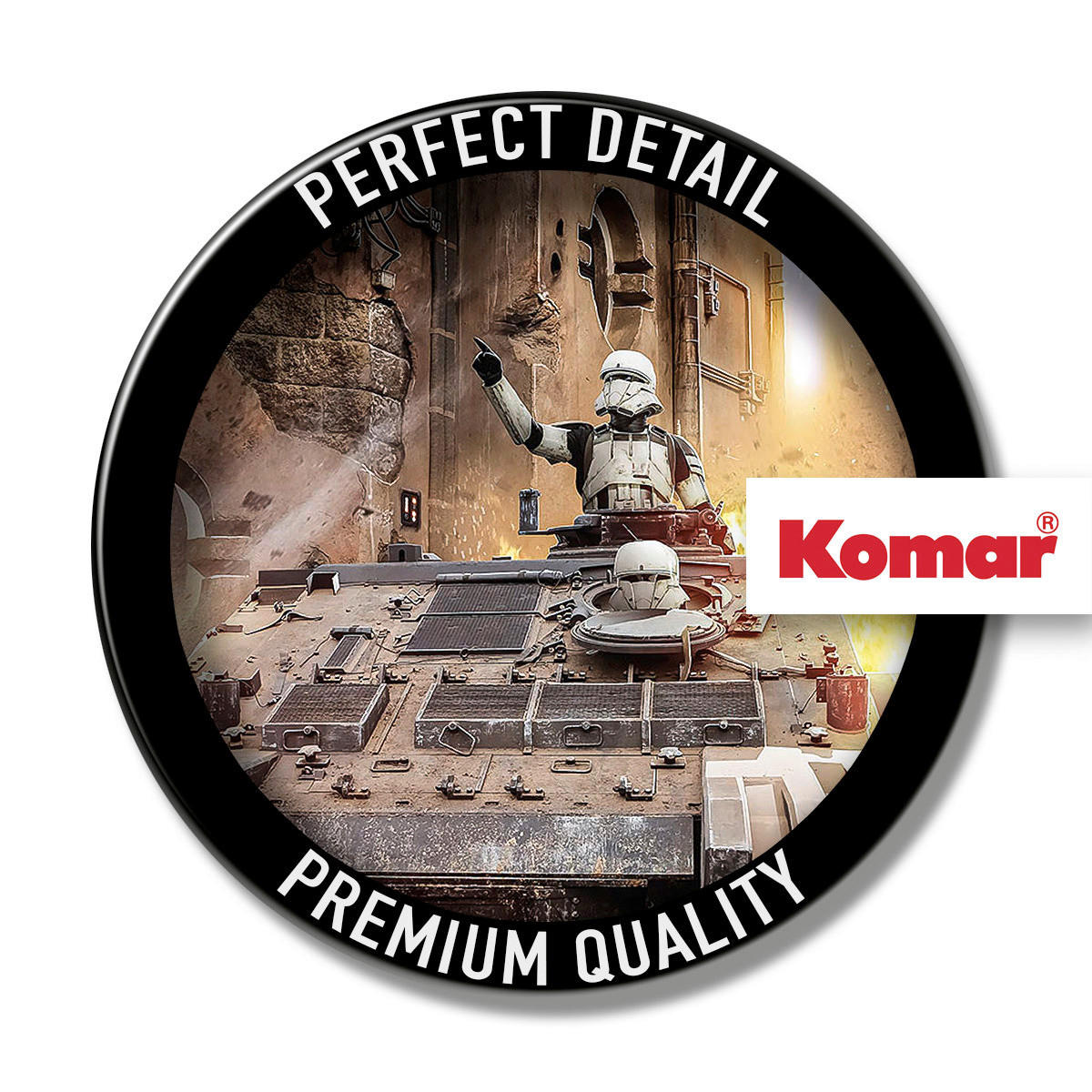 Komar Fototapete Star Wars Tanktrooper B/L: ca. 400x250 cm Star Wars Tanktrooper - (400,00/250,00cm) - Komar