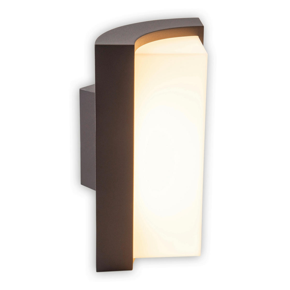 LED-Außenwandleuchte 1162997 anthrazit weiß B/H/T: ca. 14,8x22x12,4 cm LED Außen Wandleuchte "Rico" - weiß/anthrazit (14,80/22,00/12,40cm) - Näve Leuchten