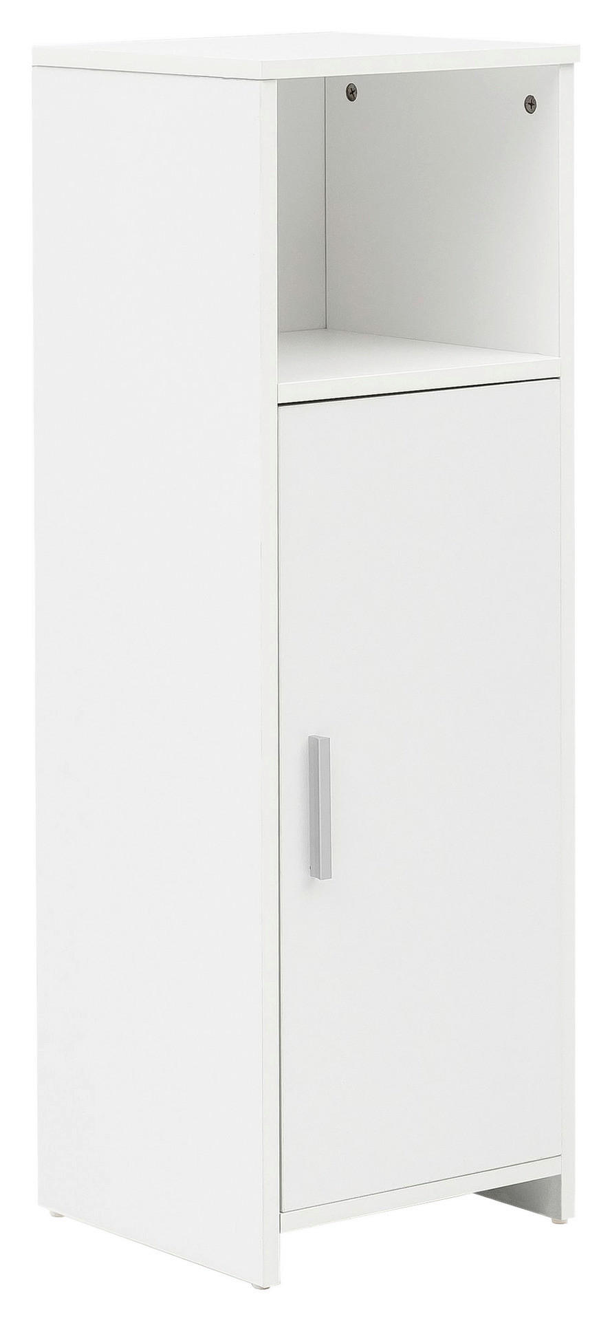 Badkommode weiß B/H/T: ca. 30x96x30 cm Badschrank - weiß (30,00/96,00/30,00cm) - Wohnling