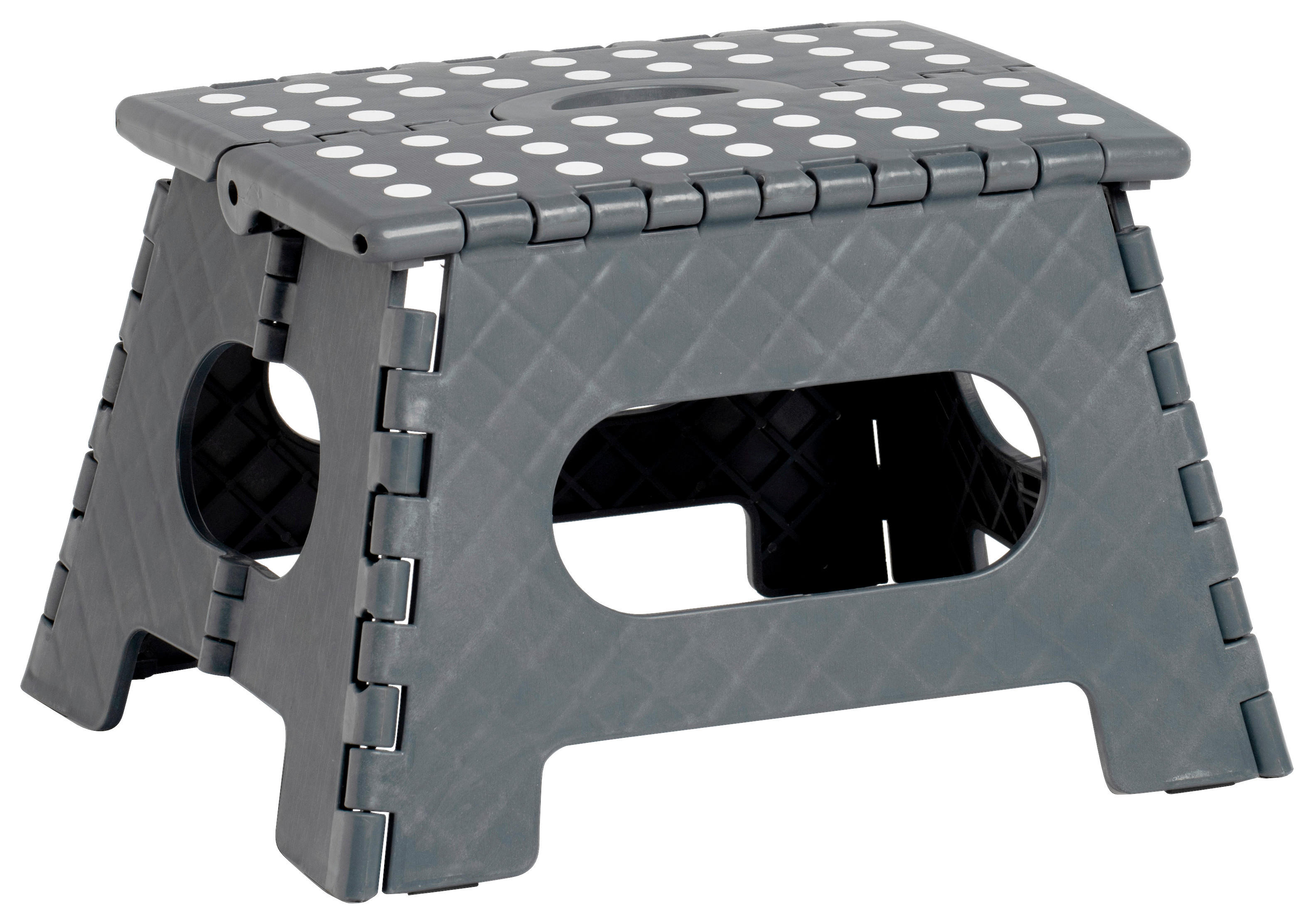 Zeller Klapphocker anthrazit B/H/L: ca. 28x22x35 cm Klapphocker - anthrazit (35,00/28,00/22,00cm) - Zeller